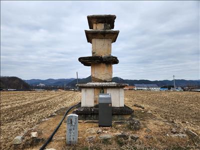 안동 임하동 중앙 삼층석탑