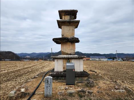 안동 임하동 중앙 삼층석탑