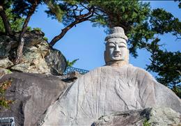 안동 이천동 석불상