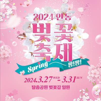 🌸#안동벚꽃축제 기간 연장🌸~04.07.(일)까지!! 첫번째 사진